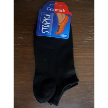 Dámské ponožky STOPKI 01-dámské ponožky kotníčkové GRAMARK bílé 38-39(25-26) (kotníčkové dámské ponožky)