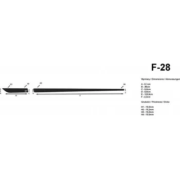 Lišta karosérie Lišty dveří Hyundai i20 2009 2011 3 dveře