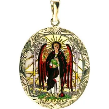 Přívěsek Aljančič Archanděl Uriel medailon 304R zlato
