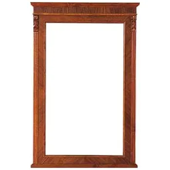 Zrcadlo Zrcadlo velké, tmavě hnědá