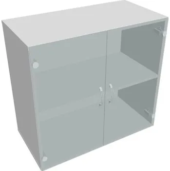 Kancelářský vozík HOBIS skříň policová dvéřová - D 2 80 02, bílá + doprava zdarma