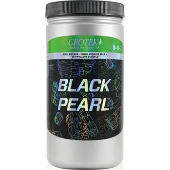 Hnojivo Grotek Black Pearl 900ml, půdní obohacovač (GROTEK BLACK PEARL je vysoce koncentrovaný práškový růstový stimulátor určený k maximalizaci úrody.)
