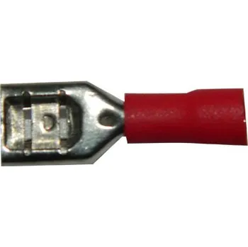 Elektrická zásuvka Faston zásuvka FH63X08RT 6,3x0,8 mm; 0,5-1,5 mm2; červený