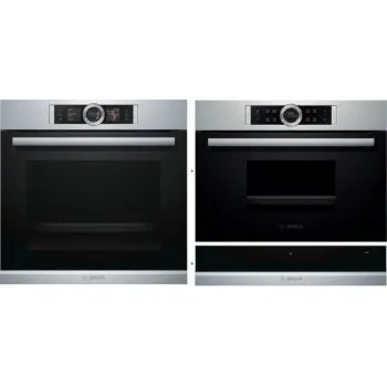 Vaření Bosch HSG656XS1 + CDG634BS1 + BIC630NS1