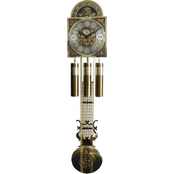 Hodiny Stroj podlahový čtvrťový hrací 1217-461 ANTRACIT