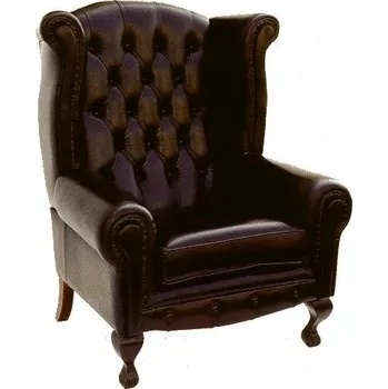 Sedací souprava Kožené křeslo BELVEDERE, oranžová