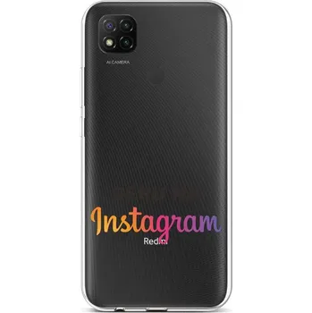Pouzdro na mobilní telefon Kryt Xiaomi Redmi 9C silikon Instagram (obal neboli pouzdro na Xiaomi Redmi 9C)