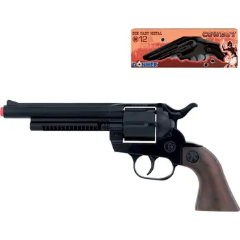 Alltoys Kovbojský revolver kovový 12…