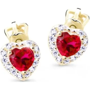 Náušnice Zlaté náušnice srdíčka Z8015