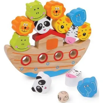 Dřevěná hračka Dřevěná motorická hra - Balancující archa