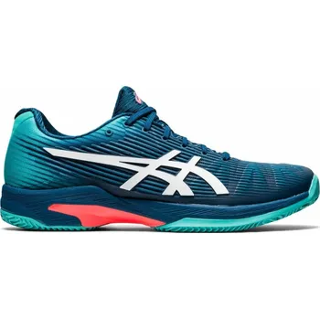 Pánská tenisová obuv Asics Asics Pánská tenisová obuv Asics Solution Speed FF Clay, petrol ASICS - EU 43,5 UK 8 1/2