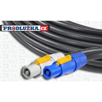 Prodlužovací kabel Prodlužka.cz prodlužovací přívod Powercon-Powercon 230V/16A M: 20 M