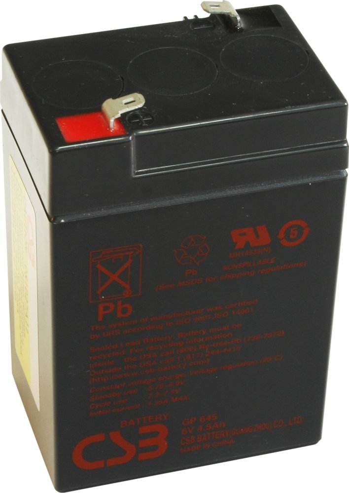 akumulátor CSB GP645 (6V/4,5Ah)