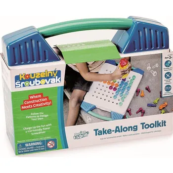 Dětská dílna Pexi Kouzelný šroubovák s vrtačkou v cestovní kufříku