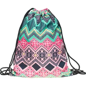 Blingstar Vak na záda AZTEC - Green-Pink - mandala 1647