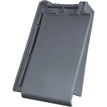 Střešní krytina Röben Bergamo šedá mat engoba taška okrajová pravá