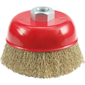 Brusný kartáč Kartáč drátěný čelní 75 mm pomosazený drát SLEVA 33%