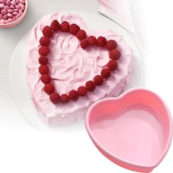 Forma na pečení Silikonová forma na pečení - srdce