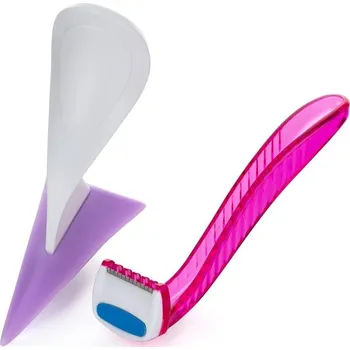 Holítko IntimFitness Intimní holítko se šablonou trojúhelníku fialové