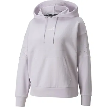 Dámské oblečení Puma Puma Power Colorblock Stardust Hoodie TR Dámská mikina US L 848828-73