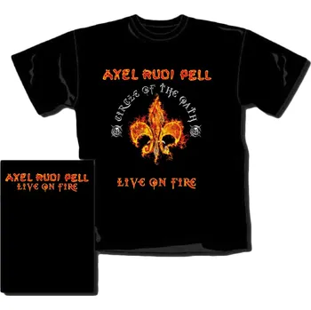 Pánské tričko triko Axel Rudi Pell - Live On Fire