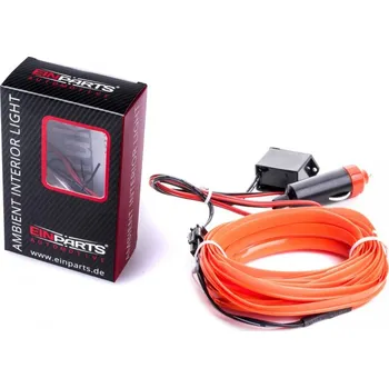 LED páska LED světlovodný pásek 5m (červený)