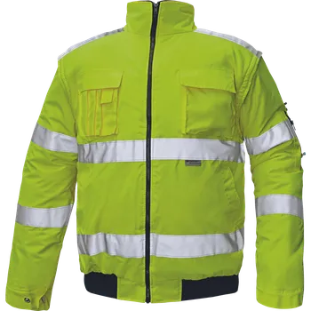pracovní bunda CERVA Clovelly Pilot HV žlutá výstražná bunda Barva: výstražná žlutá, Velikost: 4XL 2097_4XL