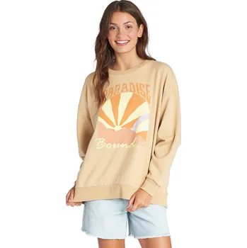 Dámské oblečení mikina Roxy Morning Hike B - TEH0/Tapioca XL