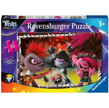 Puzzle Ravensburger Trollové Světové turné 35 dílků