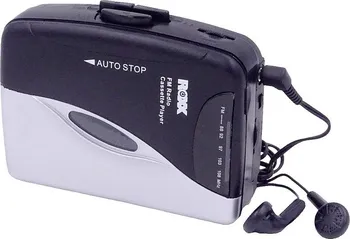 Radiomagnetofon Roxx PCP 300 Walkman černý/stříbrný