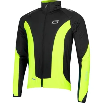 Dámské cyklistické tretry Dres Force X68 dlouhý rukáv černo-fluo - S