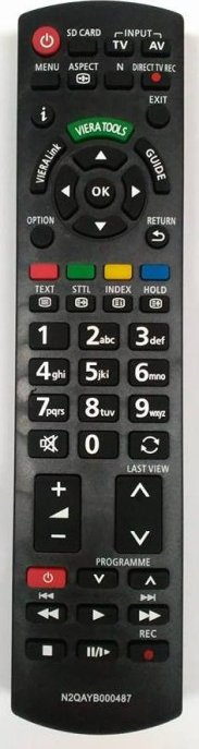 Sostitutivo telecoando panasonic viera N2QAYB000487 per panasonic