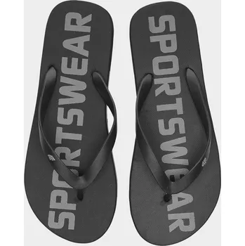 Pánské žabky 4F H4L22-KLM006 DARK GREY Pánské žabky EU 42