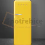 Smeg FAB28RYW6 retro chladnička žlutá