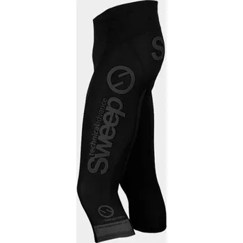 Cyklistické kalhoty SWEEP CYKLISTICKÉ KRAŤASY 3/4 CYKLO-K015 A ČERNO/šedé Velikost: XL