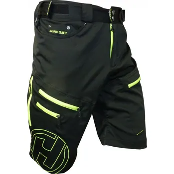 Cyklistické kalhoty Kraťasy HAVEN Navaho Slimfit black/green - L