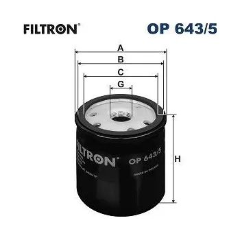 Autodíl Olejový filtr FILTRON OP 643/5