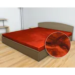 Prostěradlo MIKROFLANEL SLEEP WELL 90x200cm, terakota