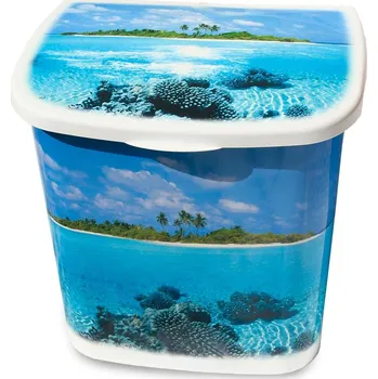 Odpadkový koš Koš odpadkový koupelnový 10 l s potiskem plast