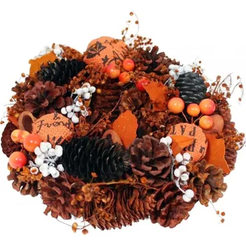 Věnec Recenze Podzimní dekorační věnec Halloween 25 cm