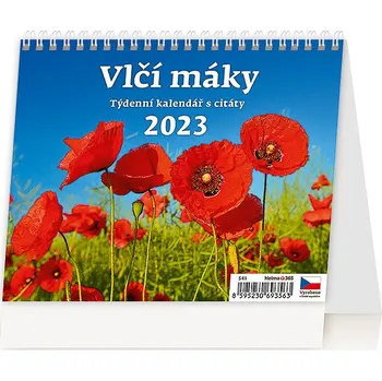Kalendář Helma365 Vlčí máky 2023