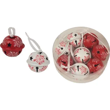 Vánoční dekorace Kovové rolničky, 8 ks K2937