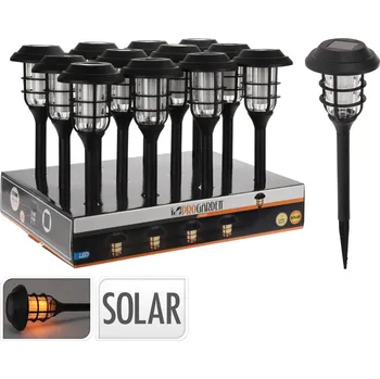 Zahradní dekorace Lucerna solární 34 cm LED