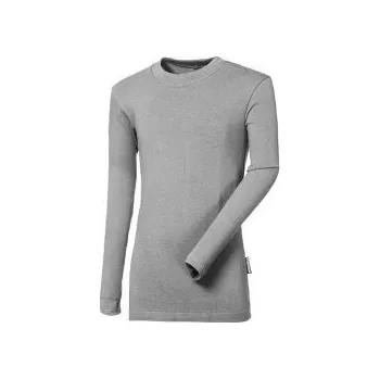 Chlapecké tričko Progress ORIGINAL dětské triko LS BAMBUS šedý melír 152; Šedá triko