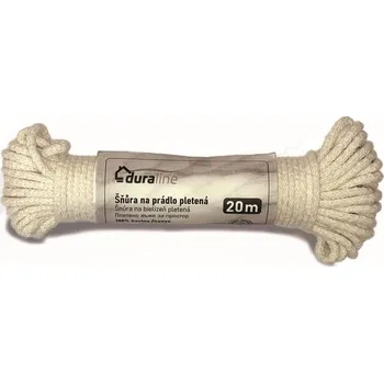 Šňůra na prádlo Šňůra na prádlo 20 m bavlna pletená "ECO"