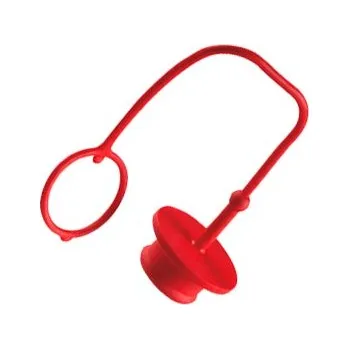 Pryž Chránič rychlospojek - zátka D=12,7 mm, ISO A pryž červená