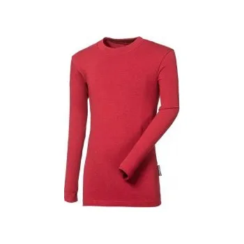 Chlapecké tričko Progress ORIGINAL dětské triko LS BAMBUS višňová 164; Červená triko