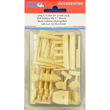 Plastikový model AML 1/72 HP Halifax Morris radiators & propellers (REV)