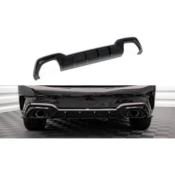 Nárazník Difuzor zadního nárazníku BMW M340i G20 / G21 černý lesklý plast