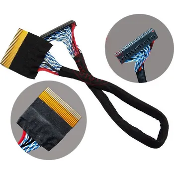 Video kabel Adaptér kabelu 30pin 2CH 8-Bit FPC na DuPont LVDS